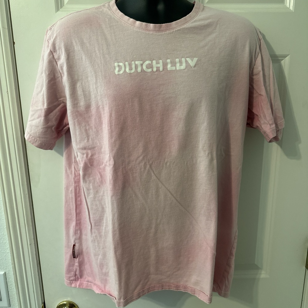 Dutch Brothers authentic and hard to find Dutch Luv Pink Graphic Tee